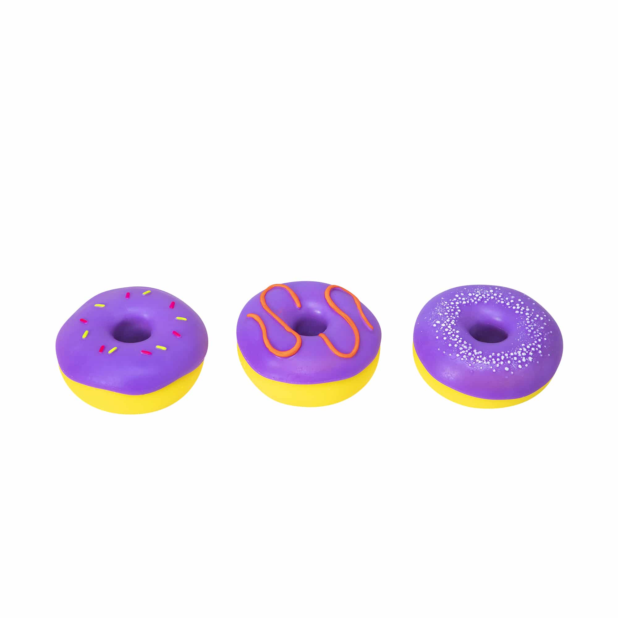 NeeDoh Dohnuts K9 Group - Yellow with Purple Frosting