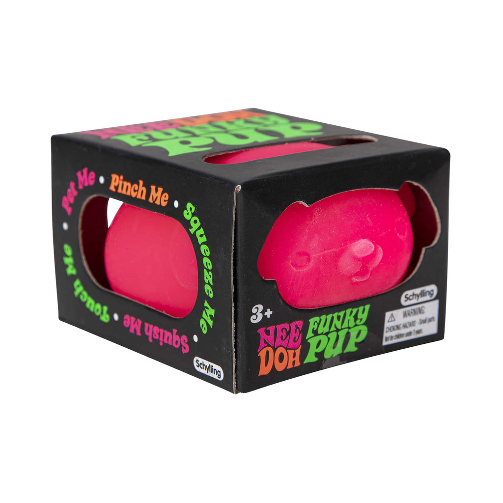 NeeDoh Funky Pup B8 - Pink Pkg 3Q Right