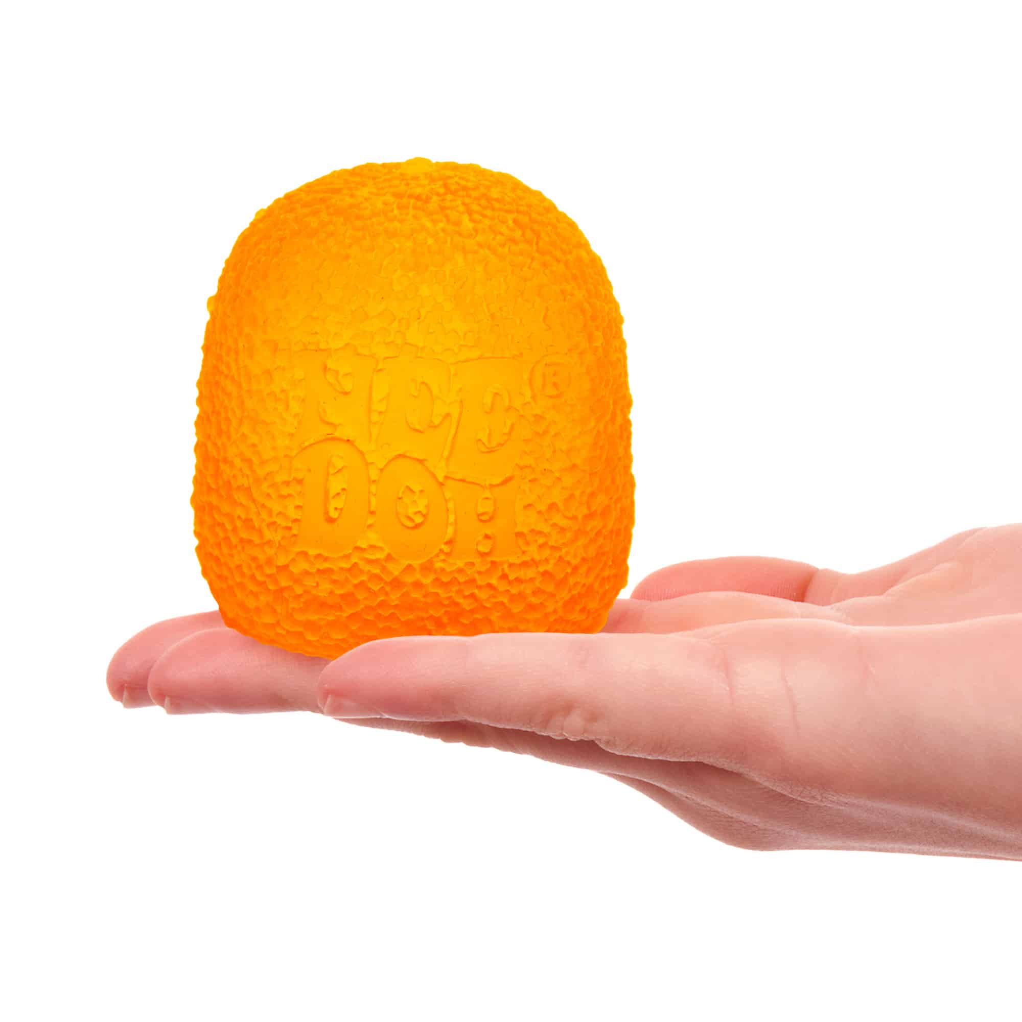 NeeDoh Gumdrop Z3 Orange in Hand