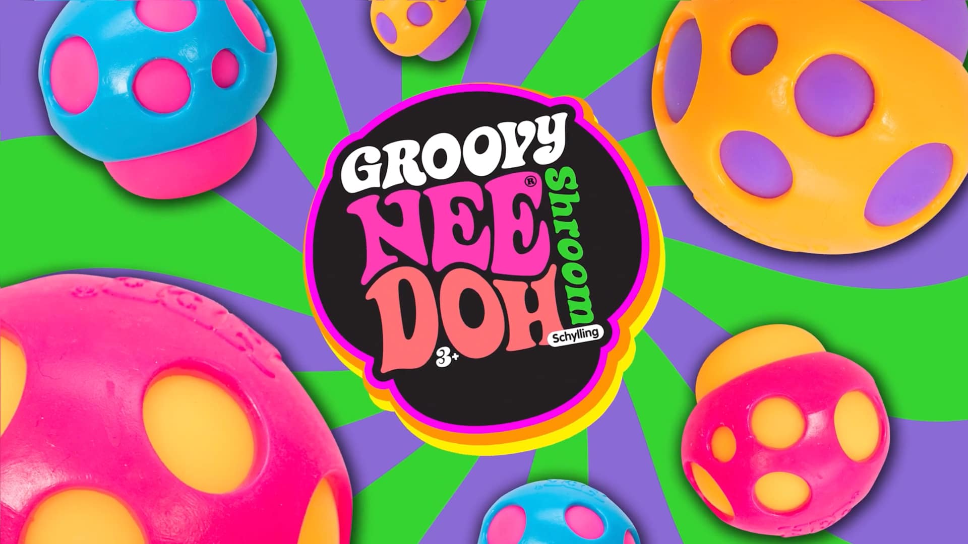 NeeDoh Groovy Shroom S4 Video
