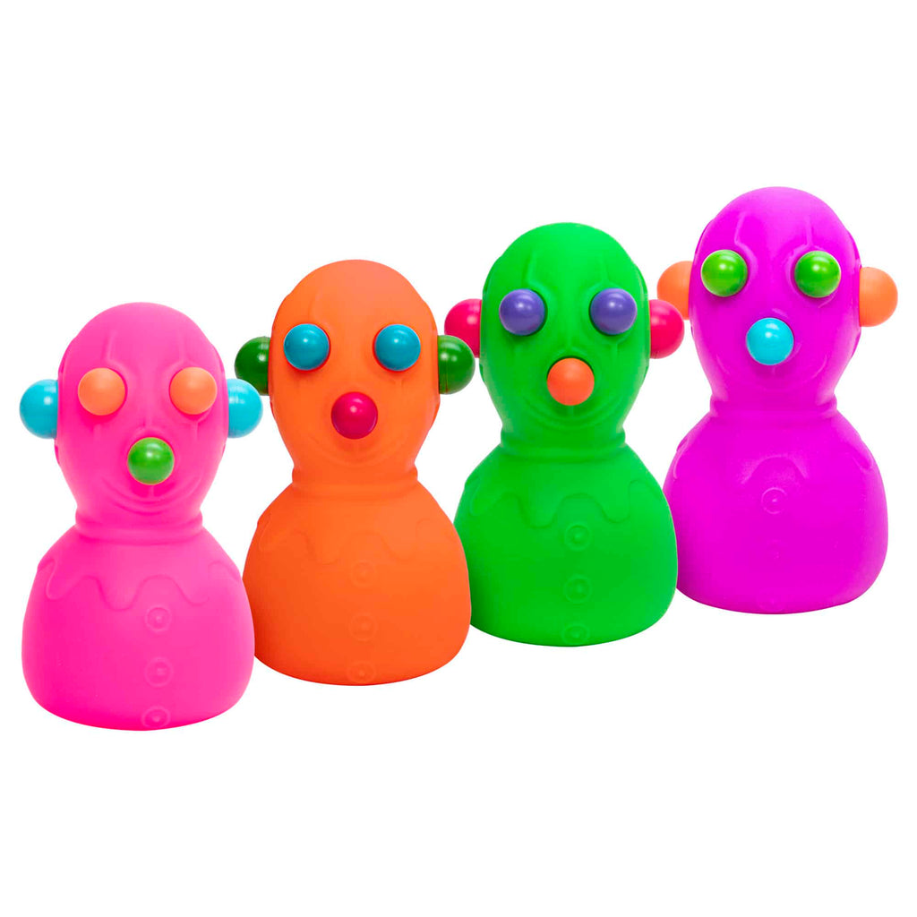 NeeDoh Panic Pete R4 Group - Pink Orange Green Purple