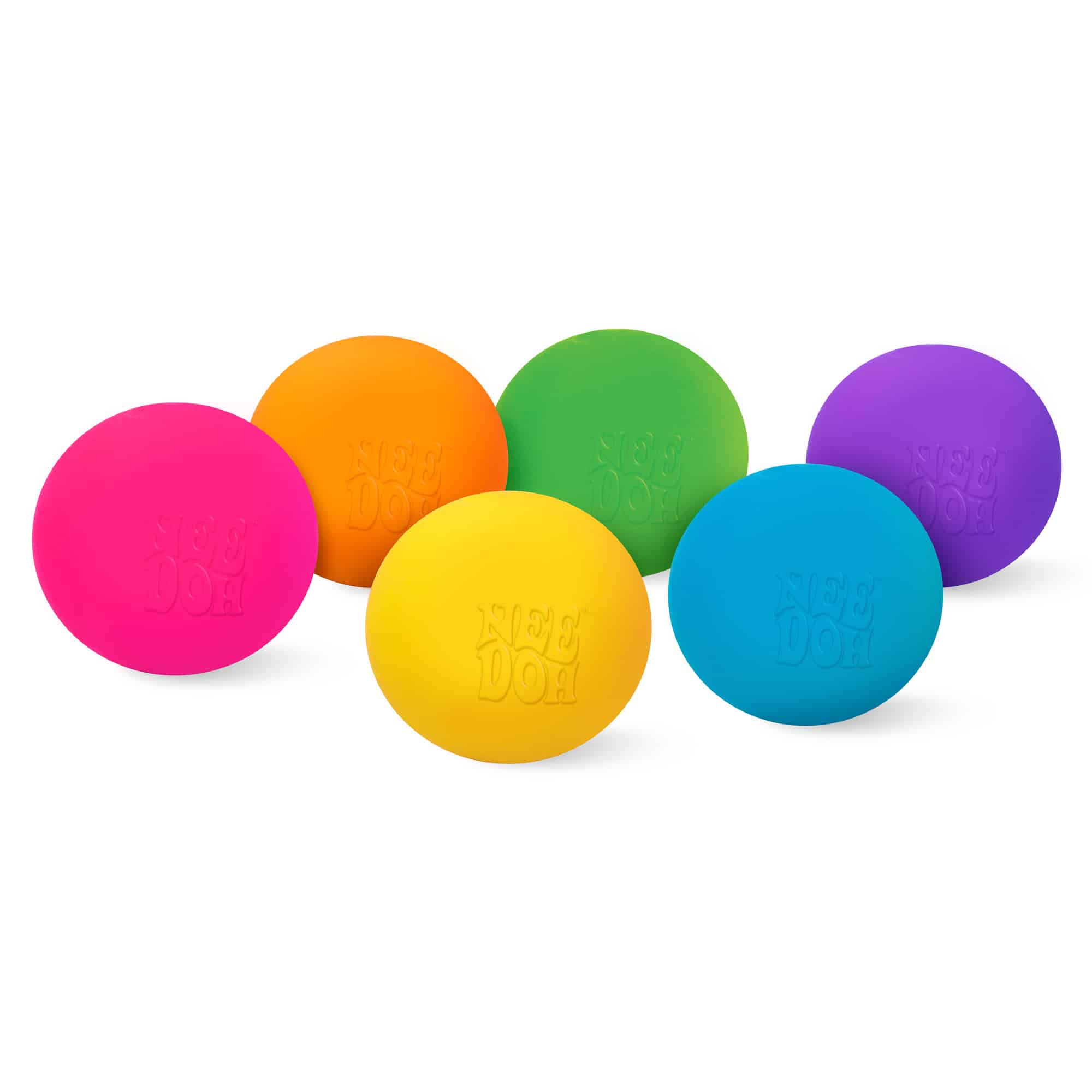 NeeDoh Rainboh W9 contents - 6 different color Teenie NeeDoh